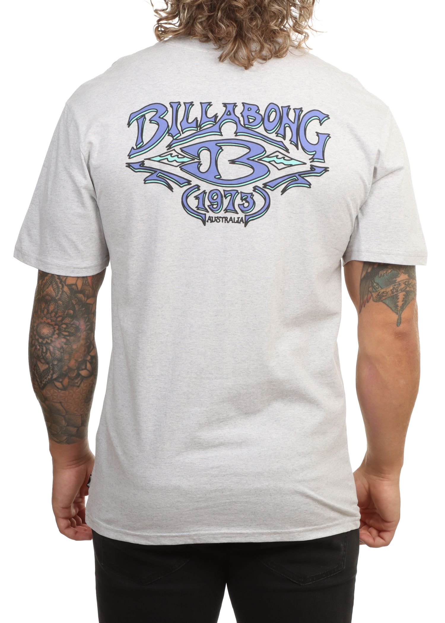 Billabong ReIssue Tee Light Grey Heather