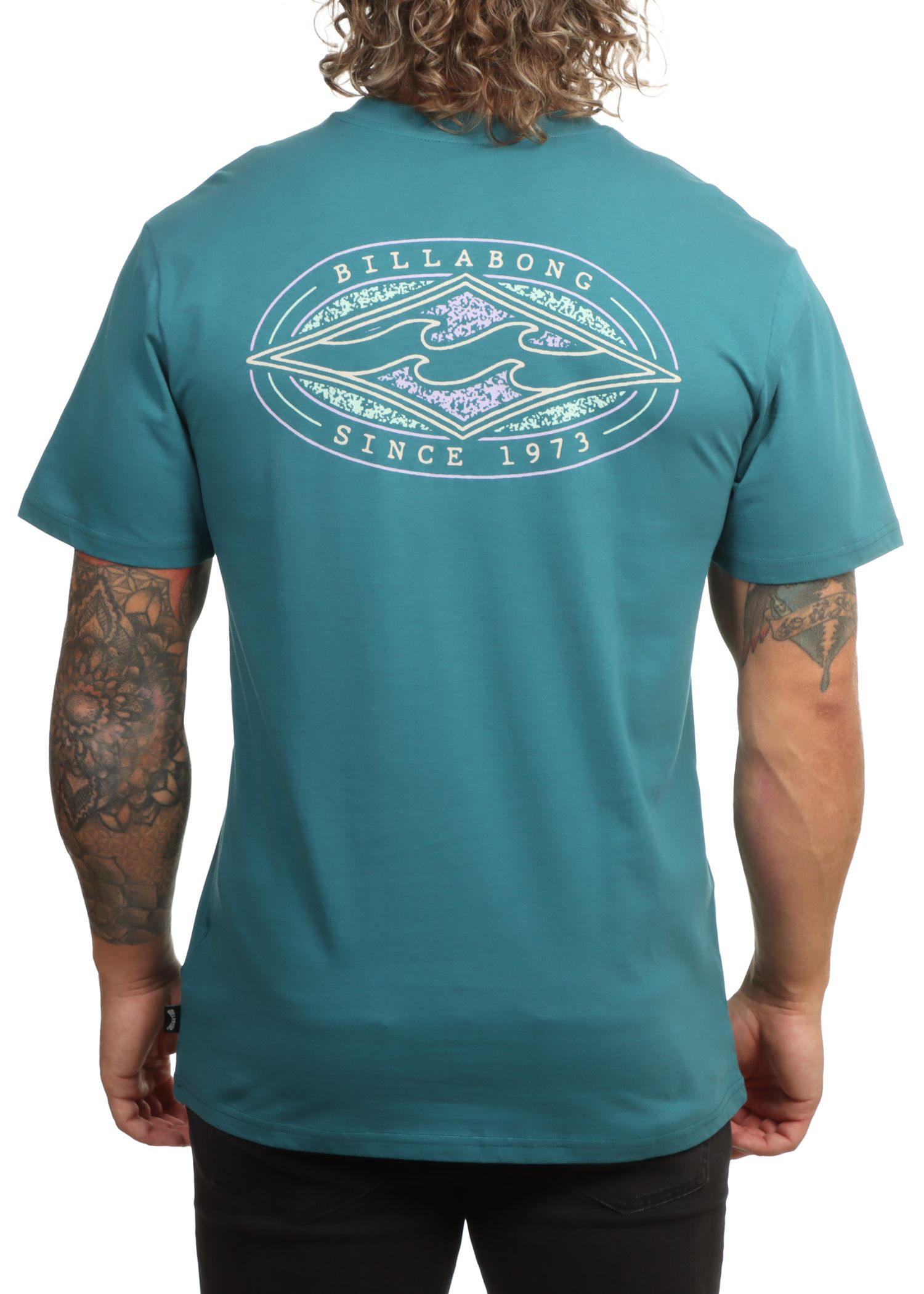 Billabong Diamond Vision Tee Colonial Blue