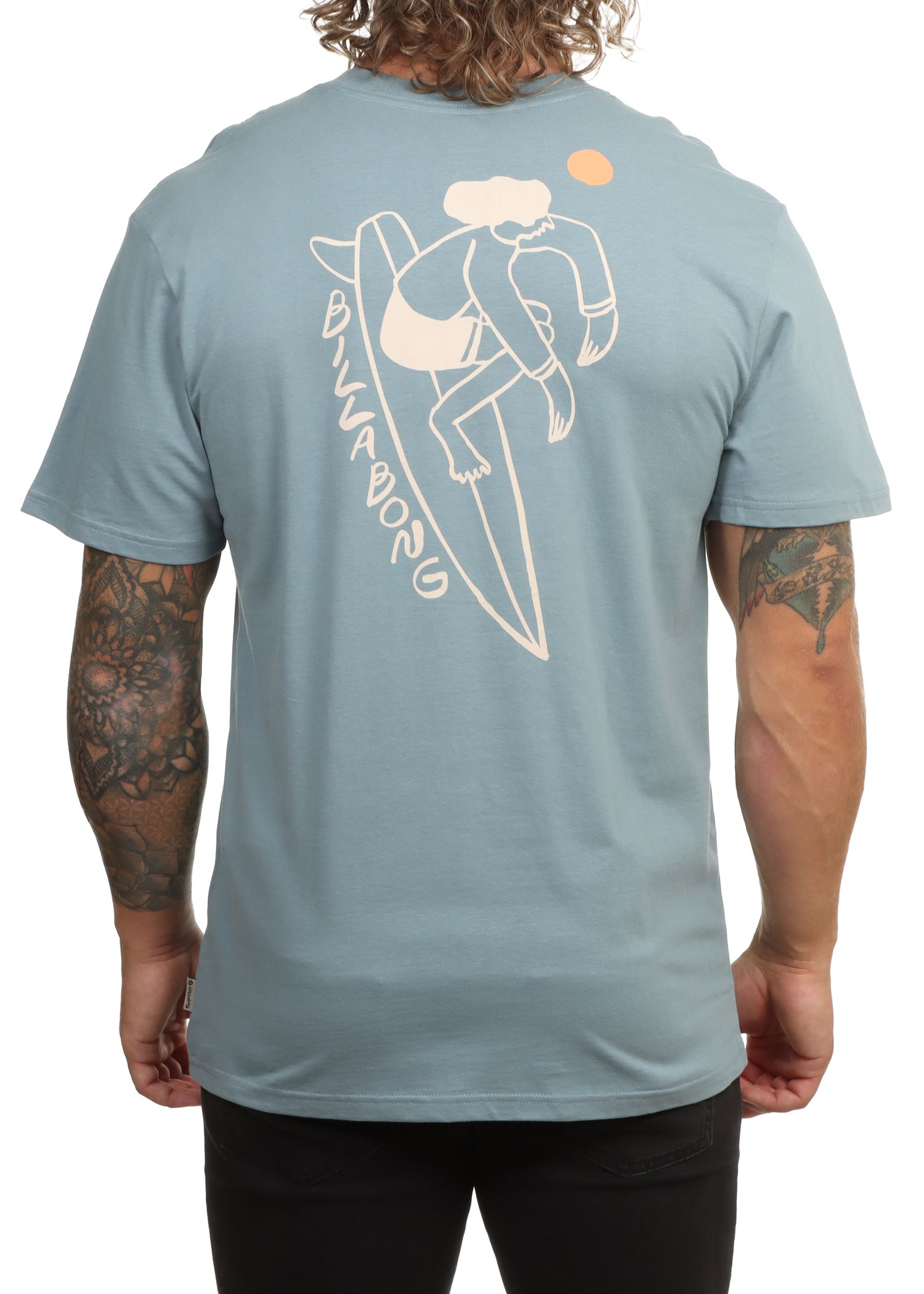 Billabong Droppin Tee Blue Fog