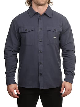 Billabong Del Mar Flannel Overshirt Charcoal