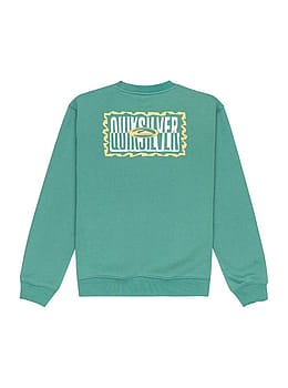Quiksilver Boys Graphic Crew Deep Sea