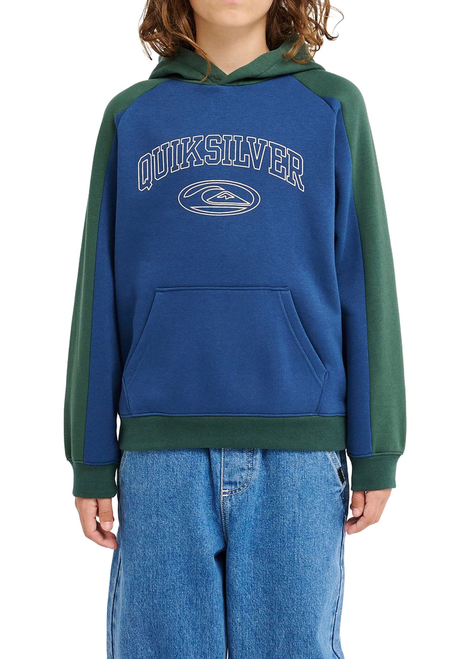 Quiksilver Boys No Teacher Hoodie Denim