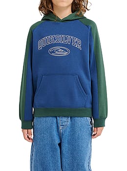 Quiksilver Boys No Teacher Hoodie Denim