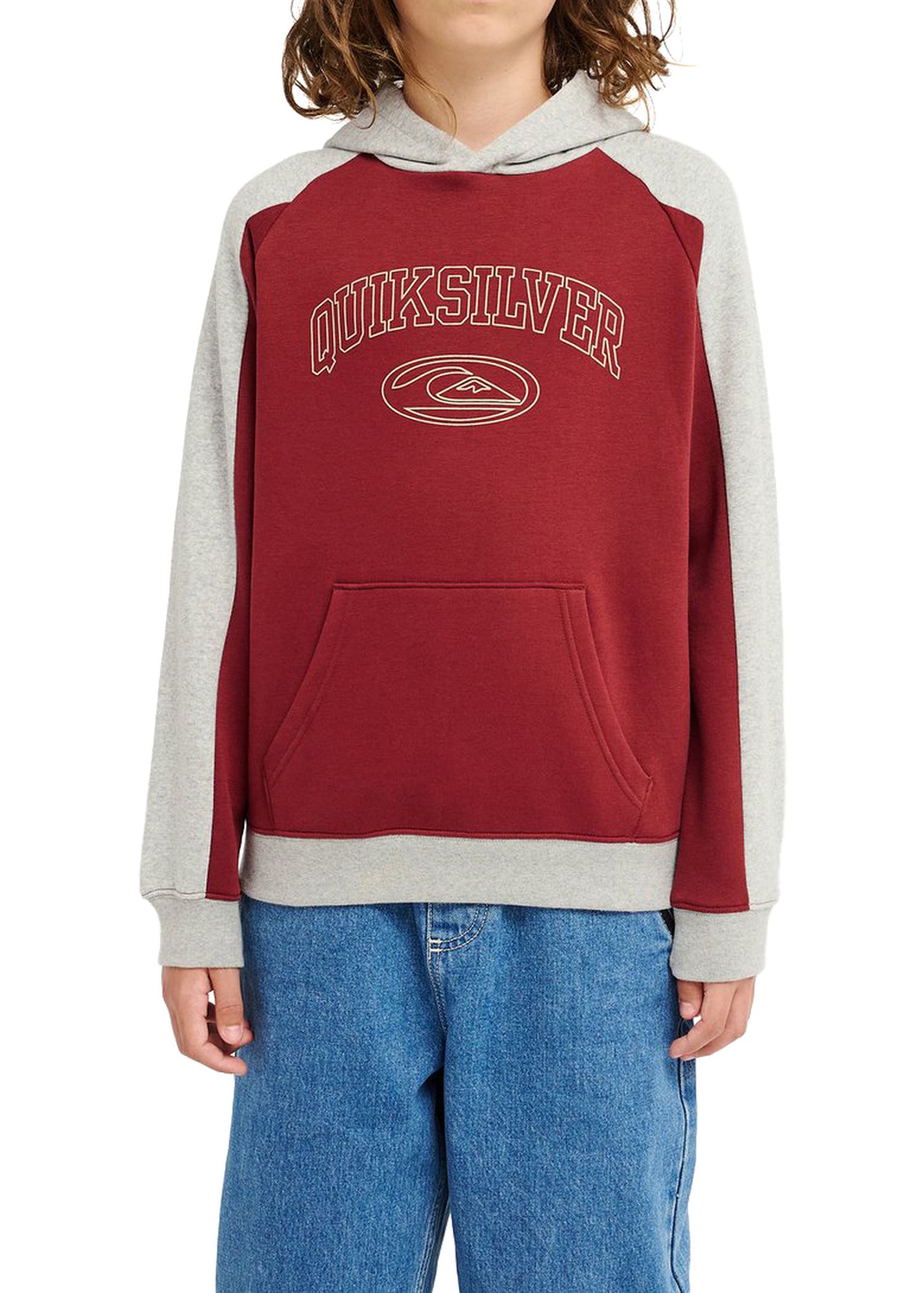 Quiksilver Boys No Teacher Hoodie Oxblood