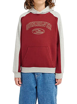 Quiksilver Boys No Teacher Hoodie Oxblood