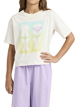 Roxy Girls Daisy Beach Tee Coconut Milk