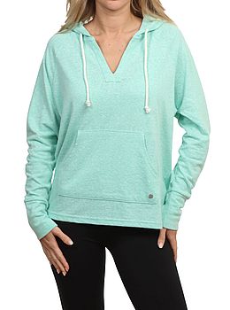 Roxy Destination Surf Hooded Top Pool Blue