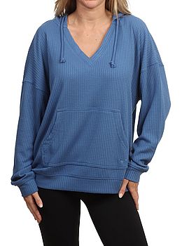 Roxy Ocean Drive Hooded Top Dutch Blue