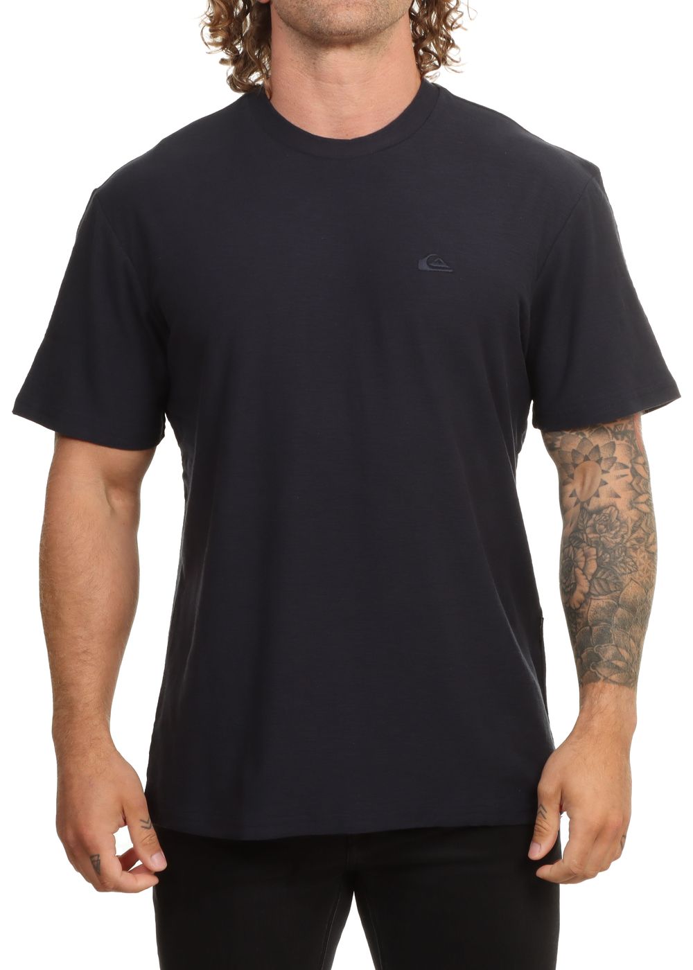 Quiksilver Slub Roundneck Tee Dark Navy