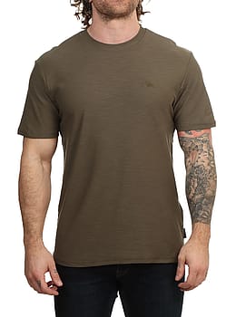 Quiksilver Slub Roundneck Tee Grape Leaf