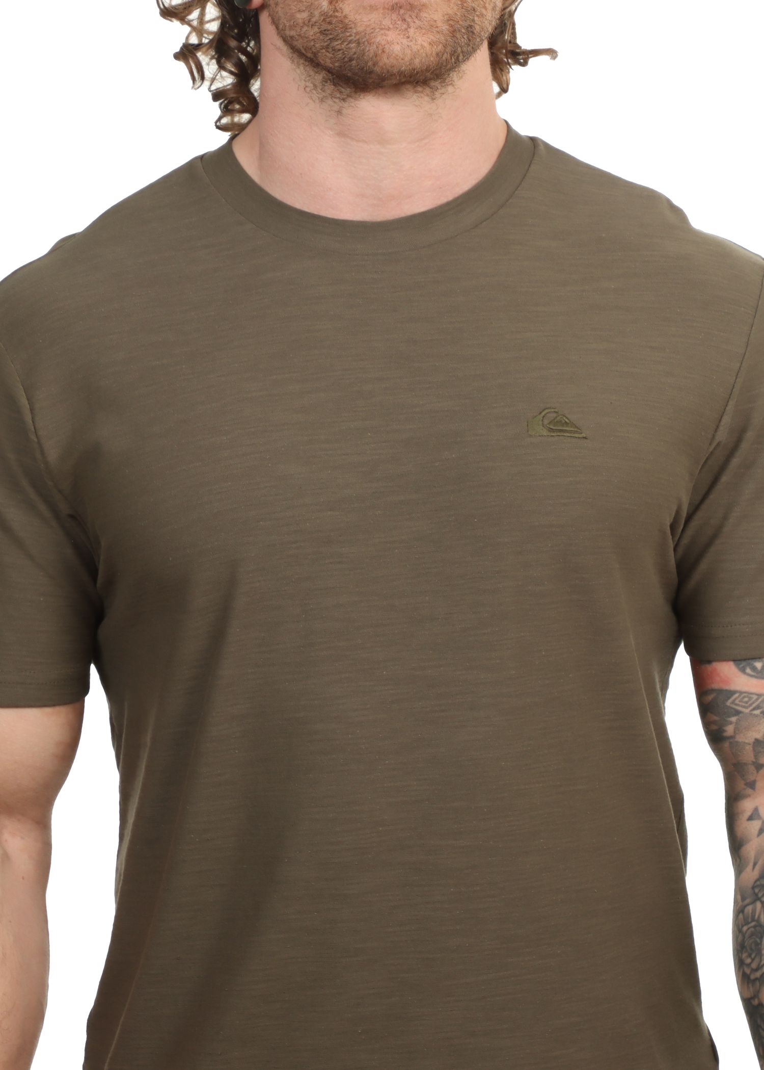 Quiksilver Slub Roundneck Tee Grape Leaf