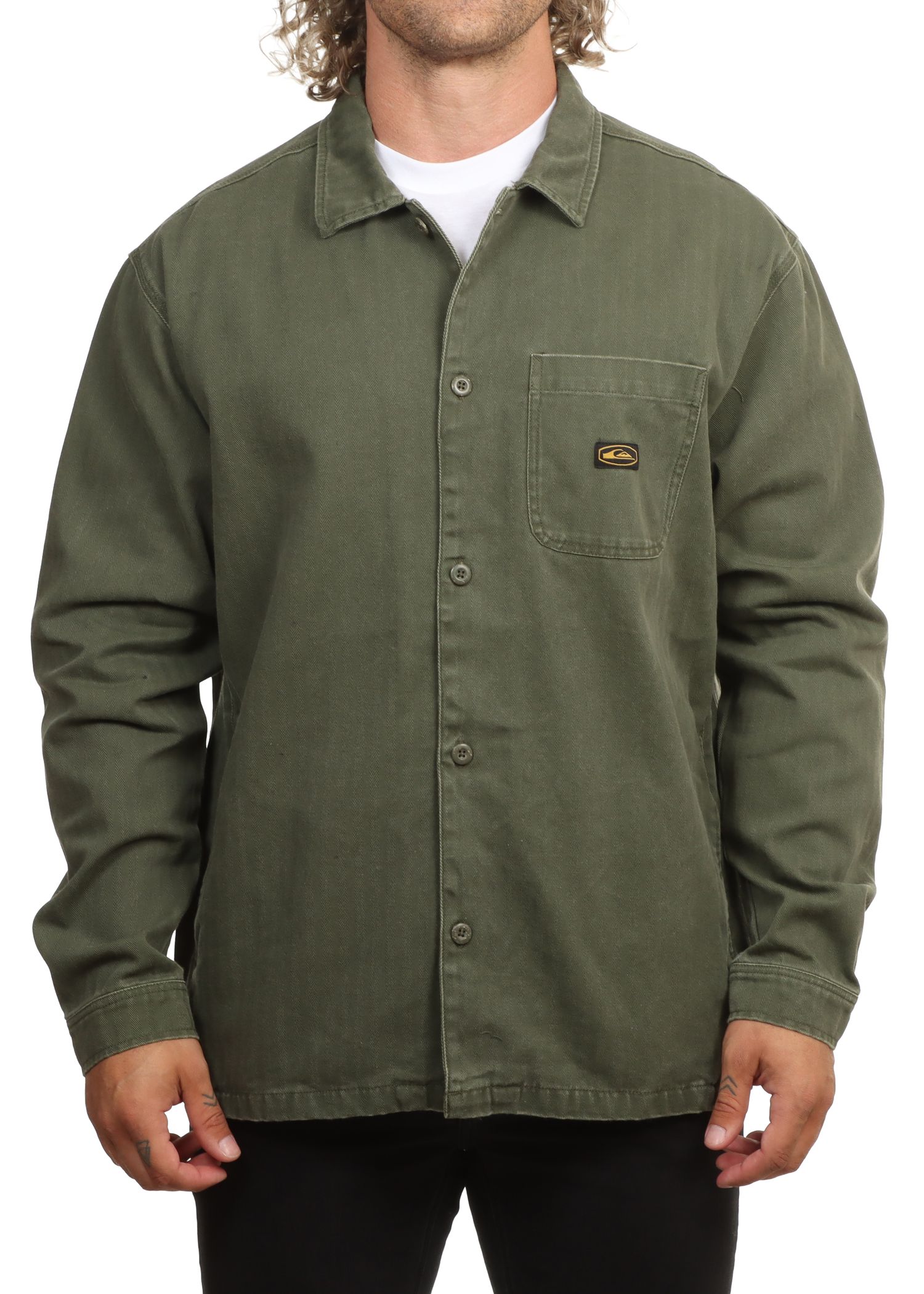 Quiksilver Castlehill Overshirt Grape Leaf