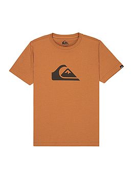 Quiksilver Boys Comp Logo Tee Tobacco Brown
