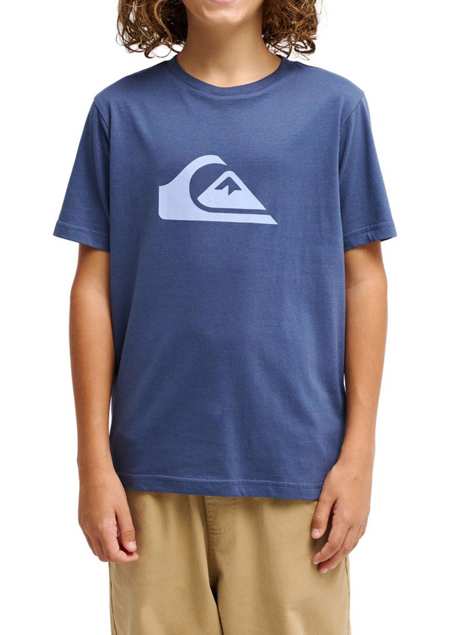 Quiksilver Boys EV Comp Logo Tee Indigo