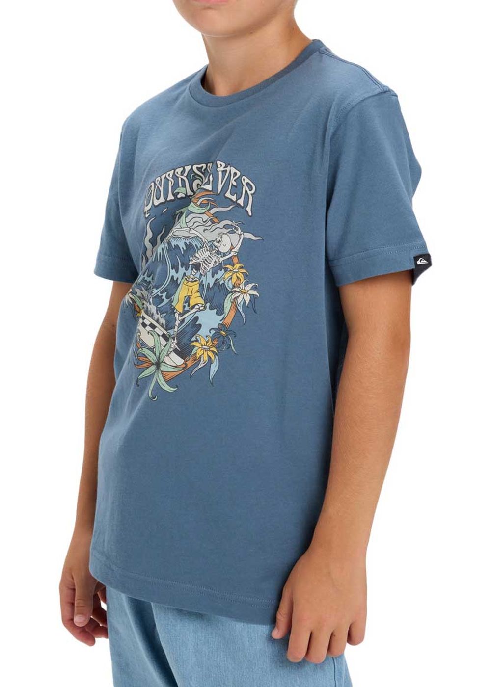 Quiksilver Boys In Waves Tee China Blue