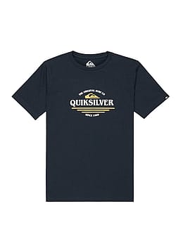Quiksilver Boys Type Line Tee Dark Navy