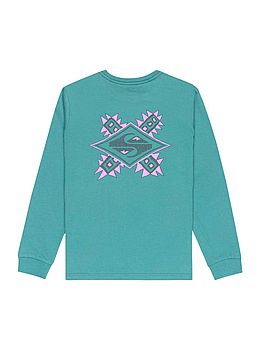 Quiksilver Boys Swell Ovation Long Sleeve Top Sea