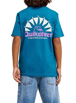 Quiksilver Boys Rays Tee Blue Coral