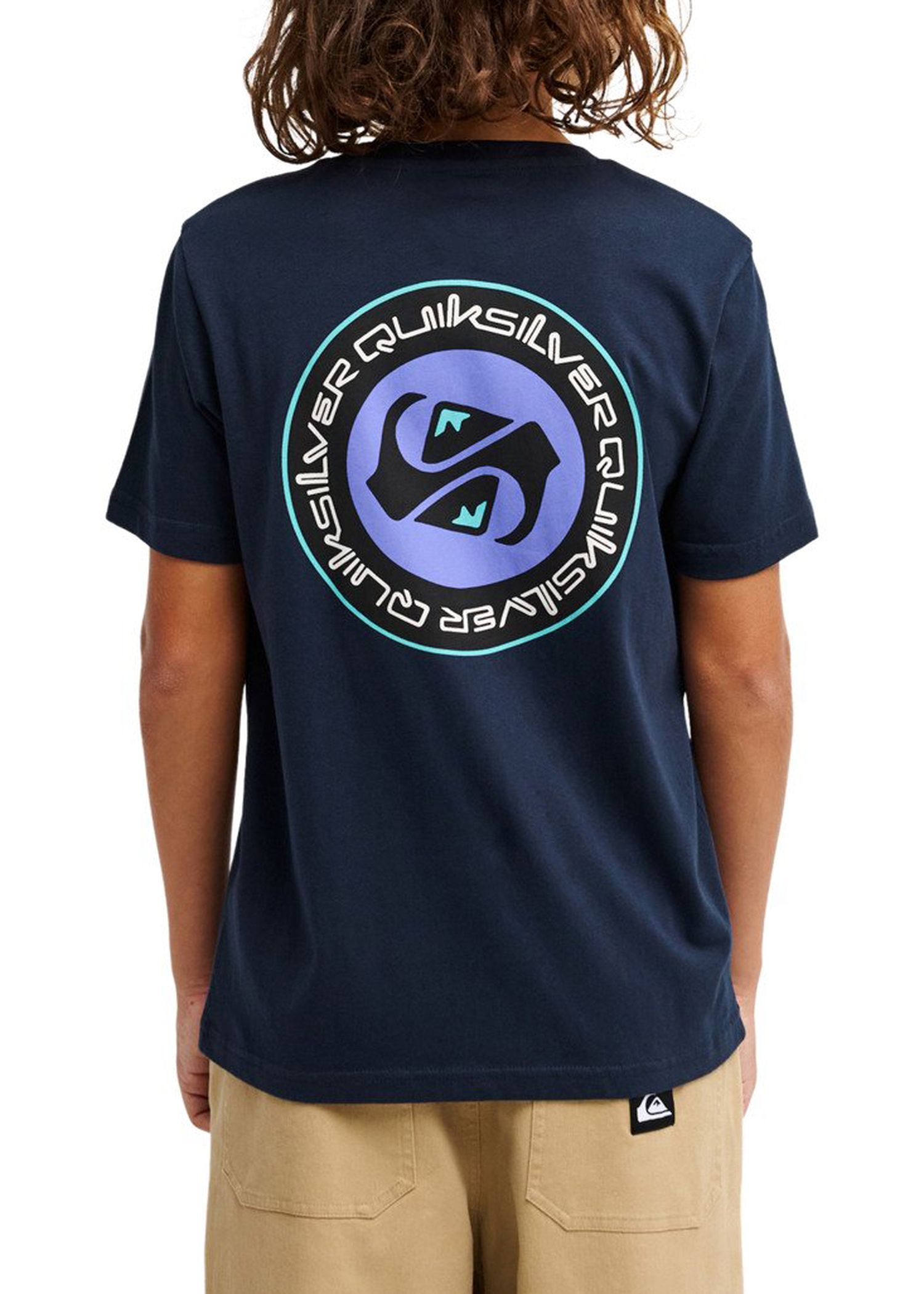 Quiksilver Boys EV Duality Tee Dark Navy