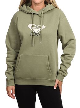 Roxy Surf Stoked Hoodie Oil Green