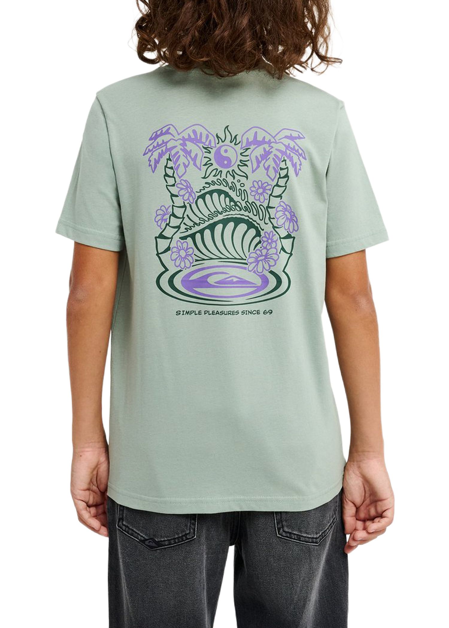 Quiksilver Boys Fusion Tee Iceberg Green