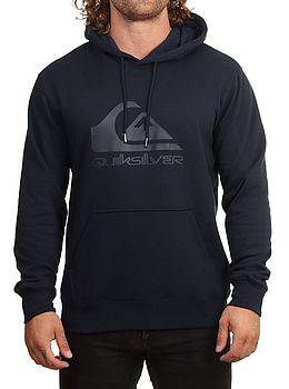 Quiksilver Comp Logo Hoodie Dark Navy