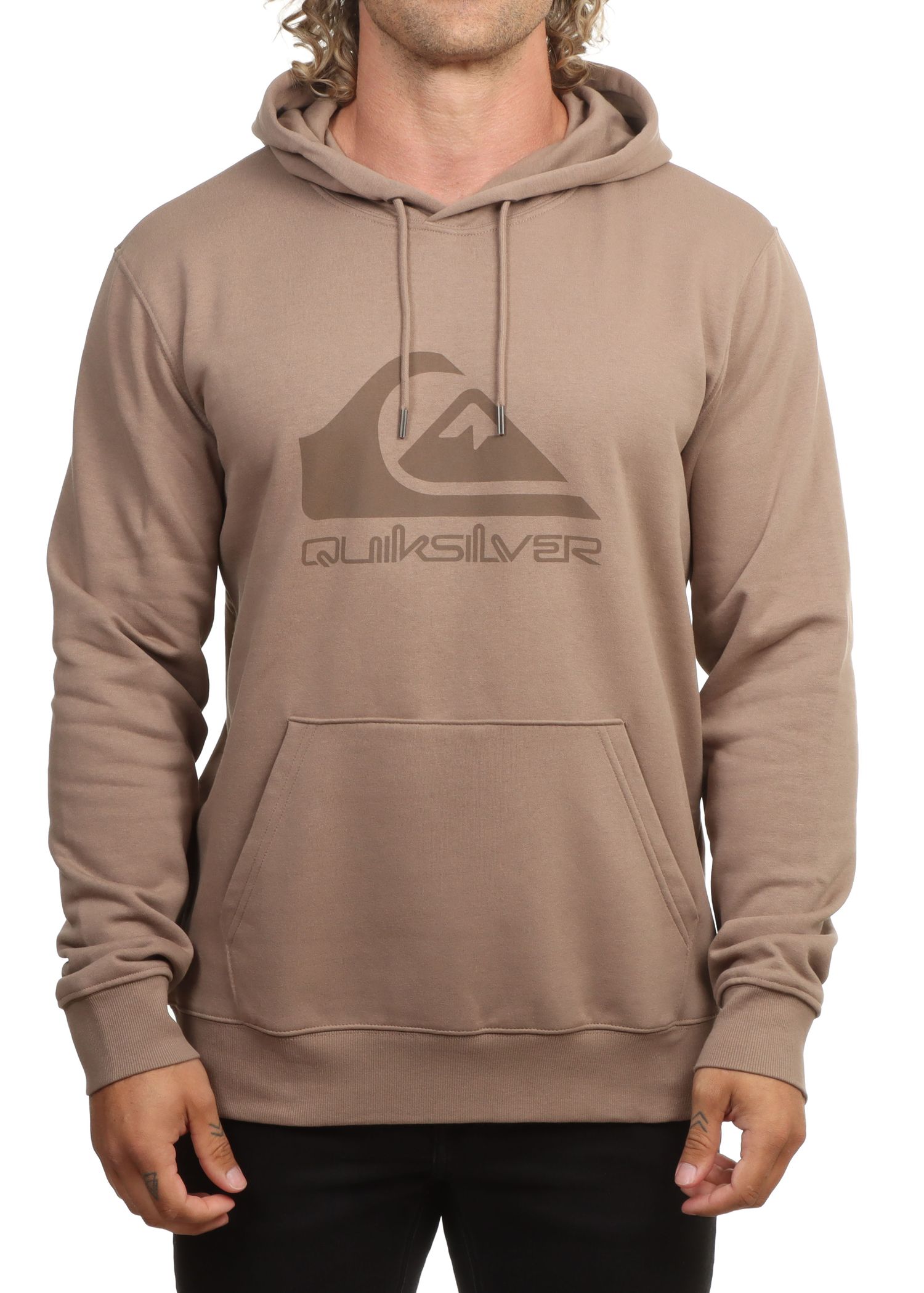 Quiksilver Comp Logo Hoodie Pine Bark