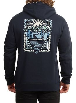 Quiksilver Graphic Hoodie Dark Navy