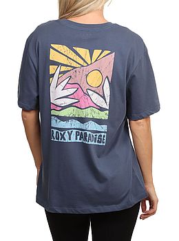 Roxy Hangloose Poster Tee Vintage Indigo