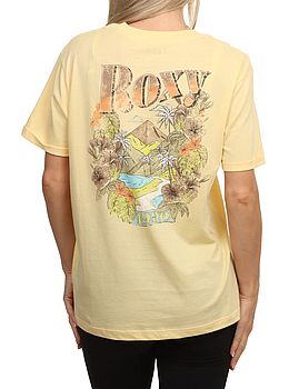 Roxy Ocean Poster Tee Golden Haze