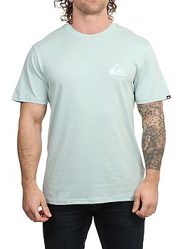 Quiksilver EV Mini Logo Tee Blue Haze