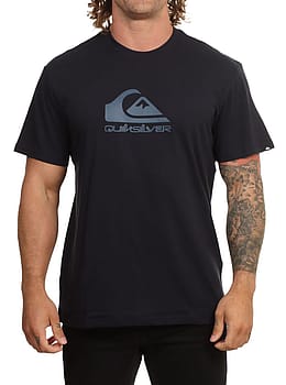 Quiksilver EV Comp Logo Tee Dark Navy