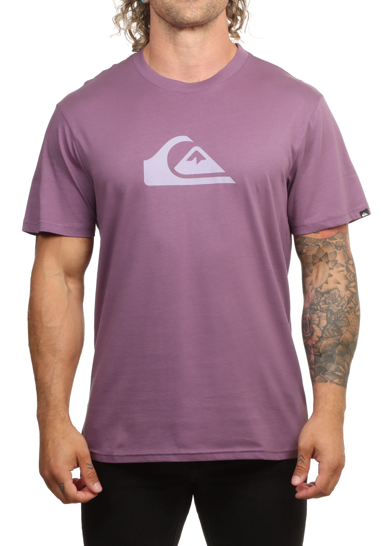 Quiksilver EV Comp Logo Tee Grape Jam
