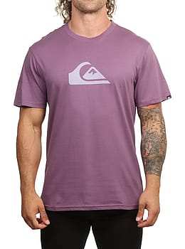 Quiksilver EV Comp Logo Tee Grape Jam