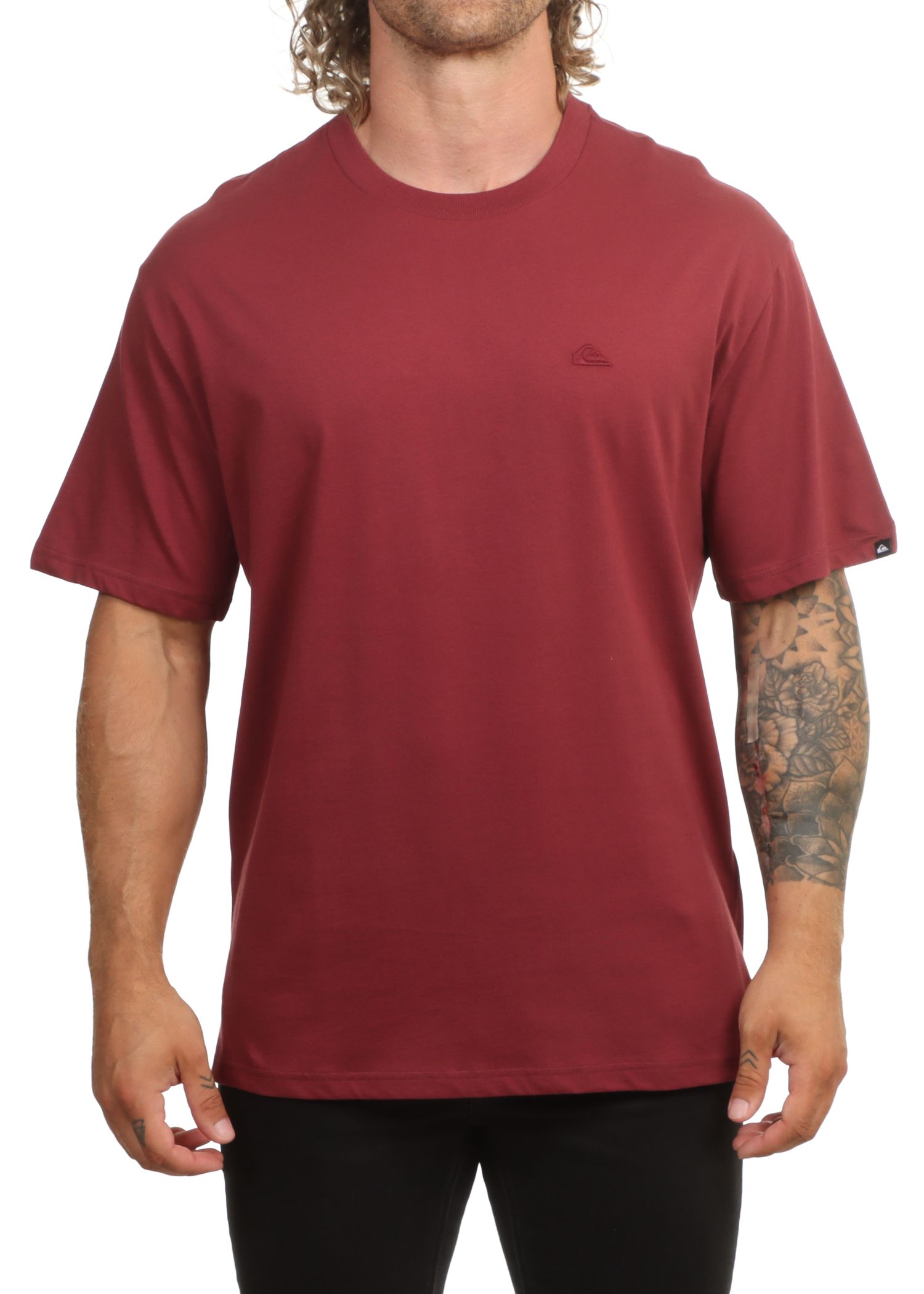 Quiksilver Salt Water Tee Oxblood Red