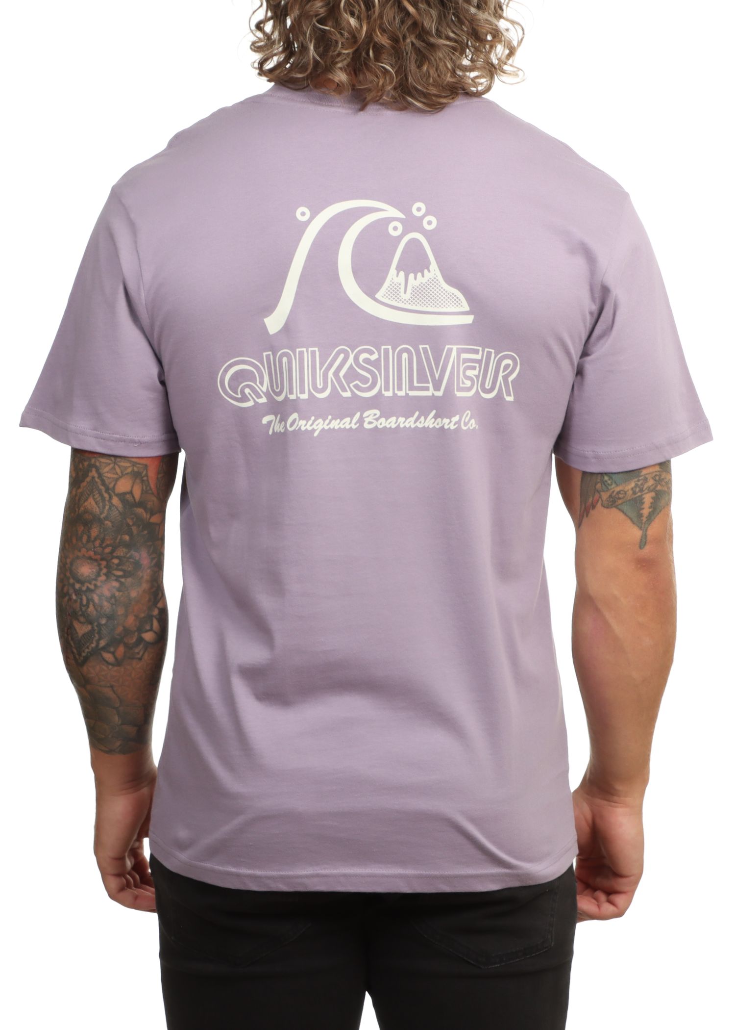 Quiksilver Evo Original BS Tee Purple Ash