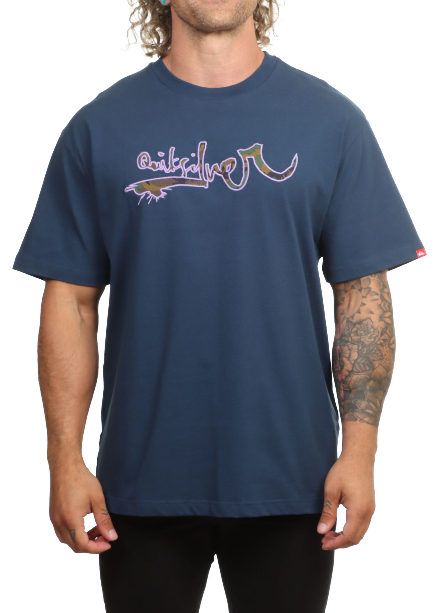 Quiksilver Vortex Tee Dark Denim