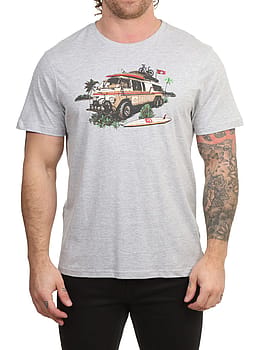 Saltrock Retro Camper Tee Grey