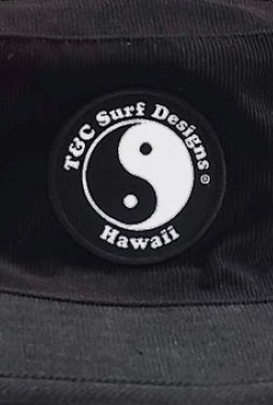 Town And Country Yin Yang Bucket Hat Black