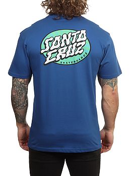 Santa Cruz Vertigo Dot Tee Rich Navy
