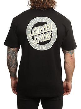 Santa Cruz Loco Dot Tee Black