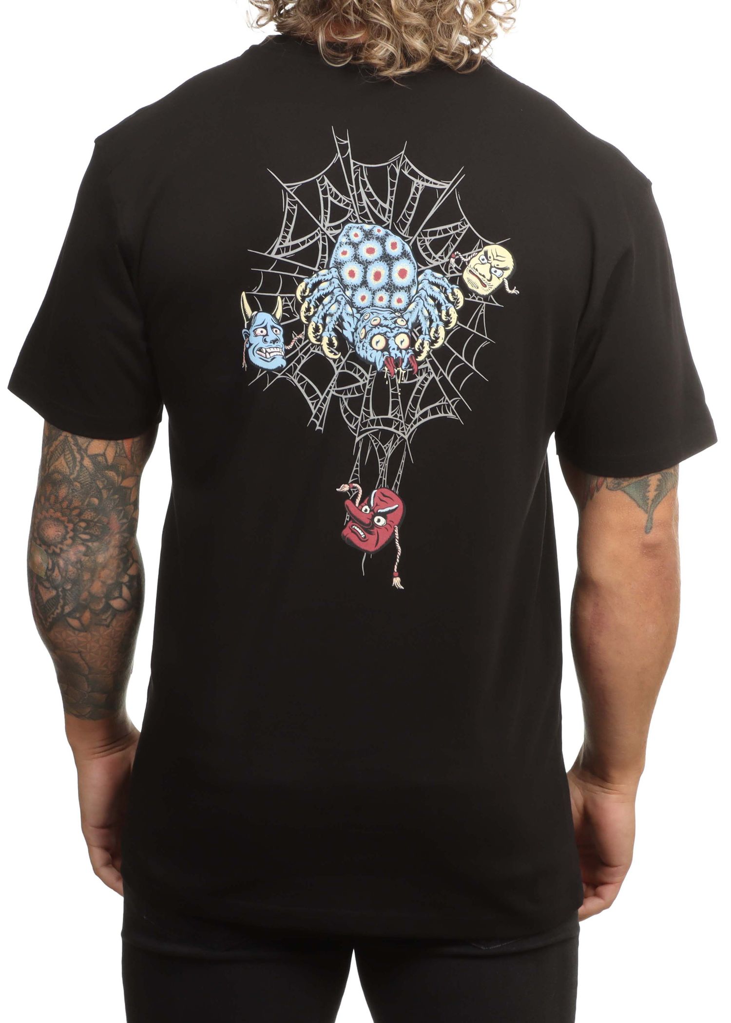 Santa Cruz Dressen Spider Tee Black