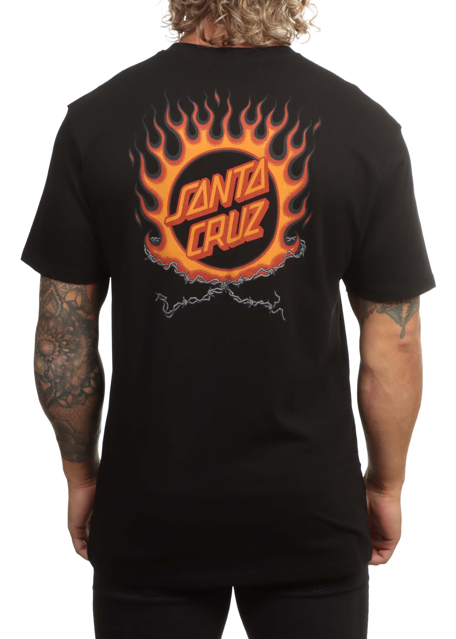 Santa Cruz Forging Dot Tee Black