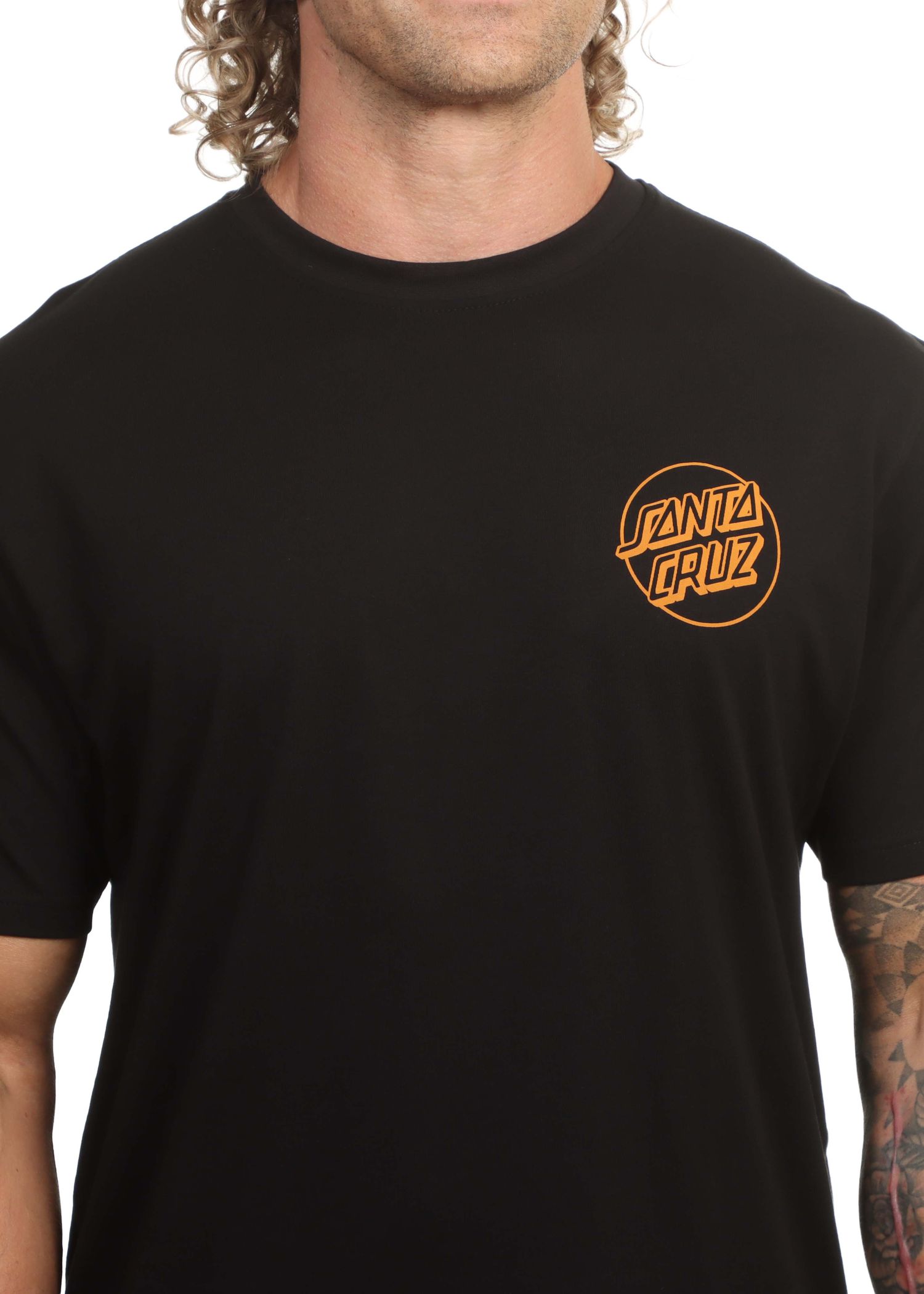 Santa Cruz Forging Dot Tee Black