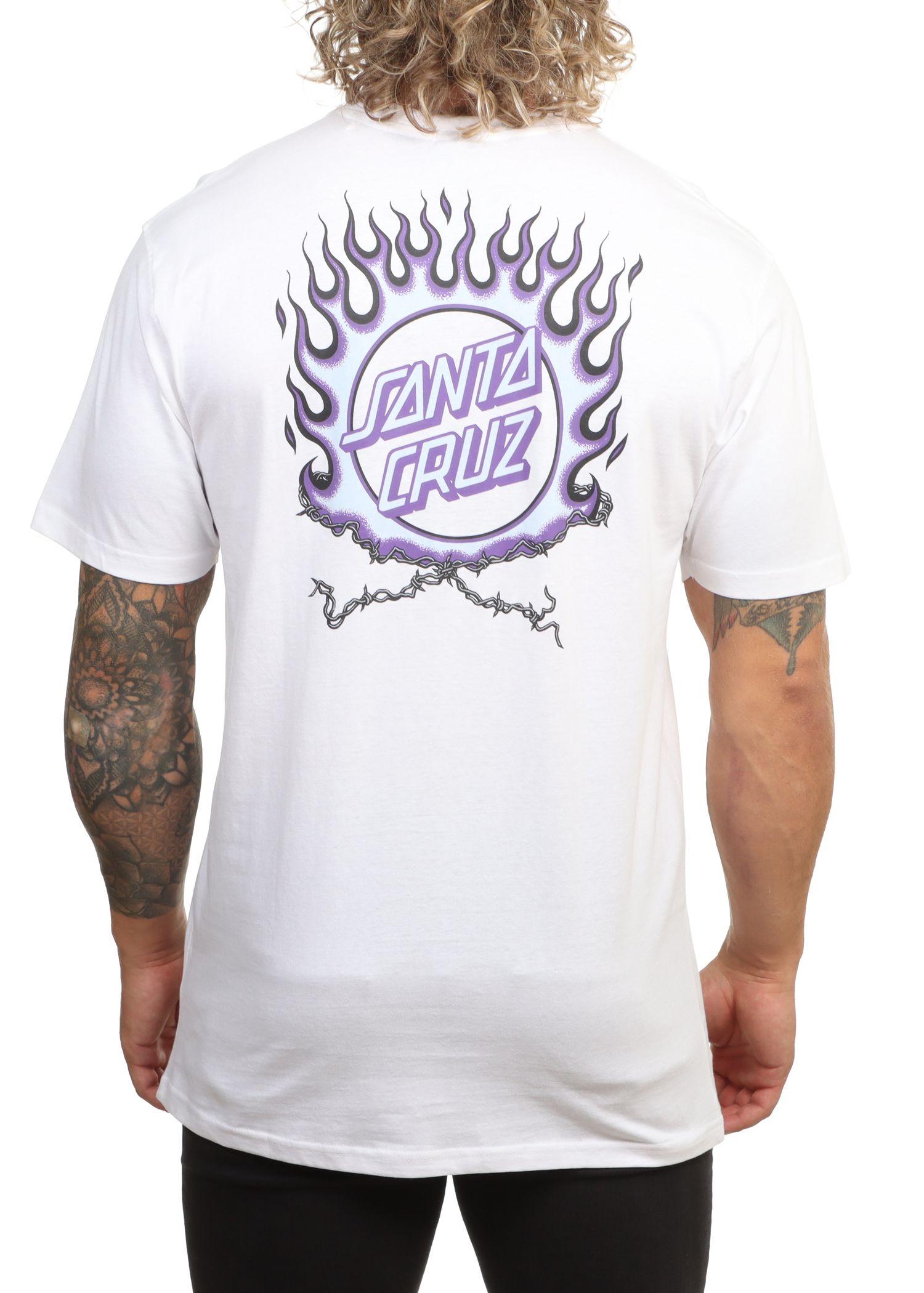 Santa Cruz Forging Dot Tee White