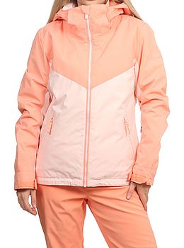 Roxy Free Jet Block Snow Jacket Peach Pink