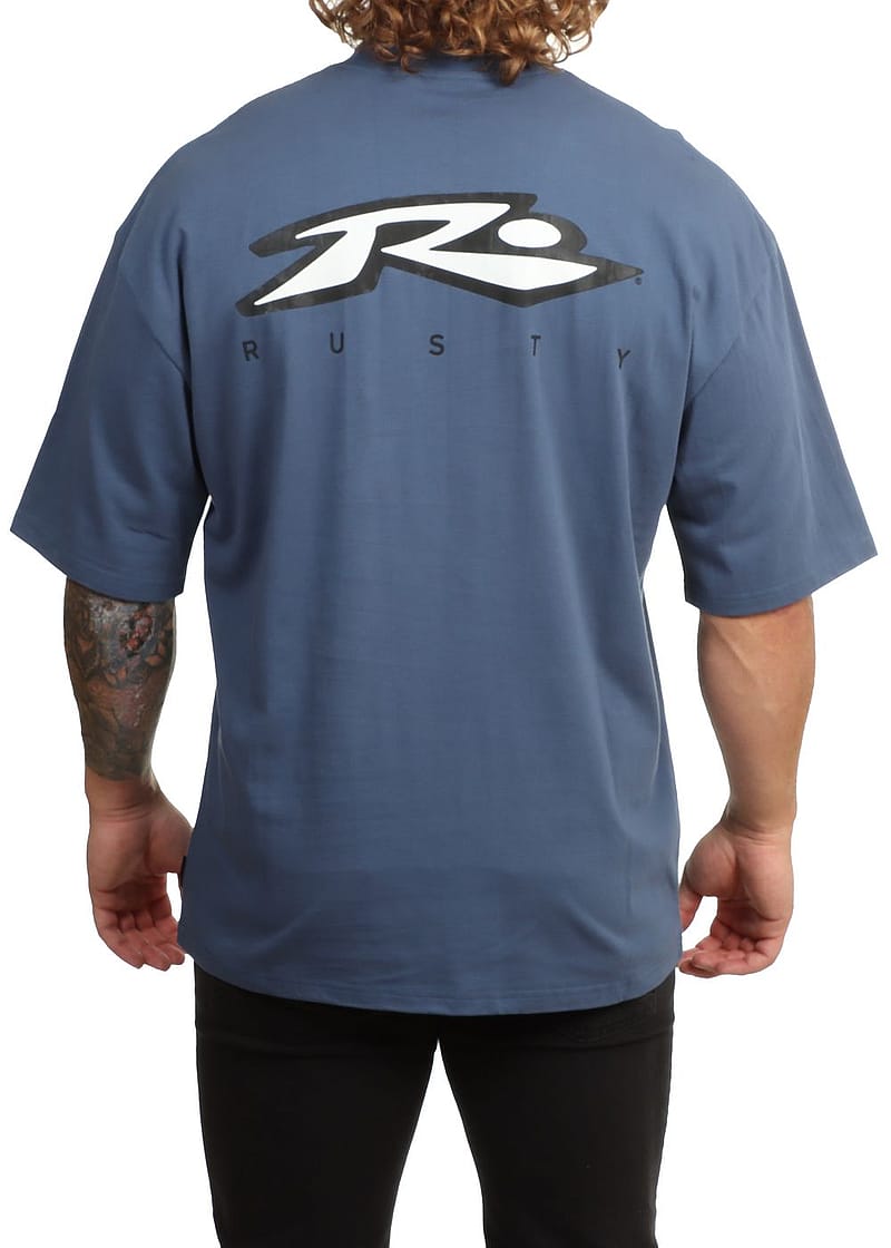 Rusty Registered Tee China Blue