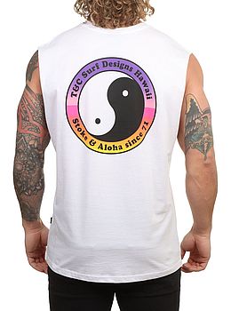 Town And Country Yin Yang 71 Logo Tank White