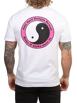 Town And Country Yin Yang 71 Logo Tee White