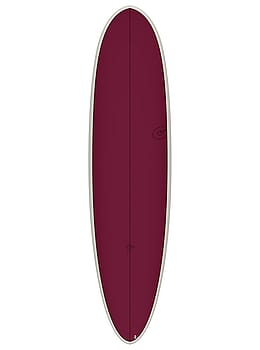 Torq Delpero MPW Mid Pro White Surfboard 7ft10 Burgundy